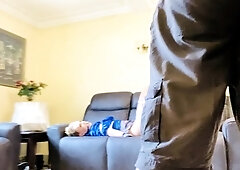 Hidden cam caught masturbating
