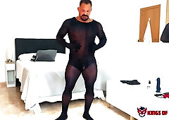 Muscle in hose bodysuit