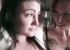 THE LESBO EXPERIENCE - ANNA BELL PEAKS DOMINATES ADRIA RAE