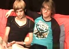 Hot gay dudes suck stiff cock and get pounded hard