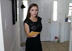 Perfectly shaped hairy realtor gets dirty