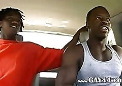 Black anonymous gays fucking on a bigbed