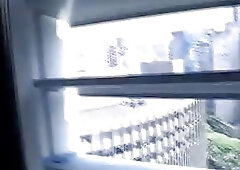 Slim trans cutie Bianca strokes her big wang and cums