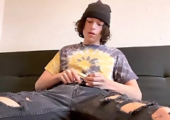 Suspended Lad Edges and Groans (Jizz Flow)