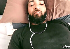 Long-distance couple shares passionate fingering and masturbation over a live video call