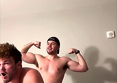 Sassy Muscle Cub Ripples and Nails Fat Pipe Bottom Without a condom