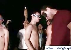 Gays dared to play wicked naked games