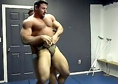 Muscle Studs Zach Joey Wrestle