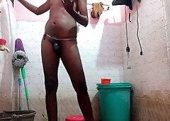 Urination, big cock bear, shower