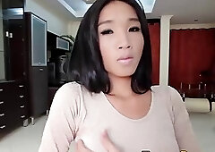 Beautiful Asian tranny Kita gets penetrated hard and roughly