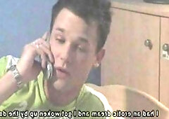 Two Boys Share a Sticky Mess