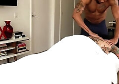 Taut Body Lalin girl Bianca Bailee Gets Massage & BBC