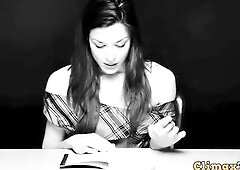 See Hysterical Literature Session One Stoya on  now! - Pale, Masturbate, Natural Bazookas, Dressed Climax, Honey, Masturbation Porn