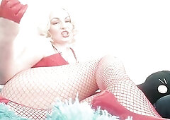 FemDom JOI countdown! Blond mother I'd like to fuck teasing u, bratty humiliatrix! stroke instruction