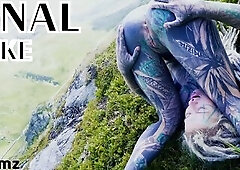 Anuskatzz gets bare to show herself on the magical alpine background and fingers her holes to get fine soaked and willing for worthwhile butt screwing