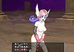 Beautiful animated shemale receives a sensual handjob from a girl