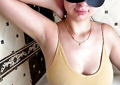 Raw. Real. All mine. My natural curly body - curly, untamed - widen out just for u. Then I take the epilator and rip each hair from my armpits, slow a