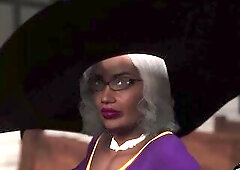 Black Granny Suck Giant Dong after Church