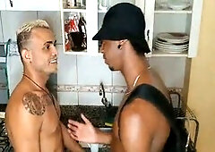 Ebony, gay-anal, gay