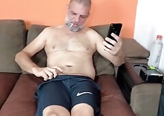 Carmona's daddy finally got down and dirty with a guy, even fixed his hair after