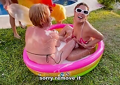 Frisby's chicken organizes fight between ALIX VLOGS and LARA ROSS to watch who will bang his chubby shlong