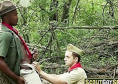 My huge black cock in his white tiny hole