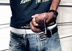 Shooting a Adorable explosion BIG BLACK COCK Atlanta!!!