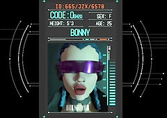 Busty shemale Bonny fucks sexy girl raw in dark cyberpunk corner – hardcore anal & deep throat