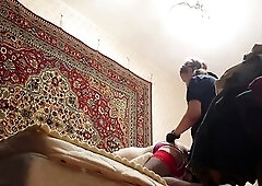 Cute Angel pegging stud amateur homemade
