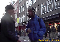 Slutty real hooker rides clients cock