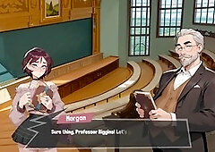 Futuristic femboy futa palace animation with intense anal action