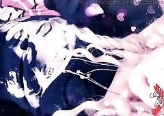 See as Allison pounds her booty with a Sex-Toy and then rubs her beauty penis untill that babe cums