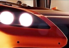 Big dick 3D Asura fuck and suck after car race for divine beings