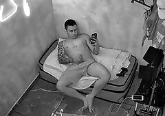 Average body, man masturbating, masturbation cum