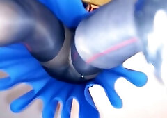 BlueGirl70 Blue Upskirt 2