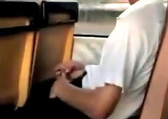 caught jerking off in the bus