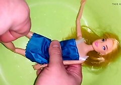 Fucking sex barbie doll, small cock pissing, barbie dolls
