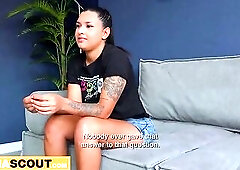 Bubble Booty Colombian Sweetheart POUNDED HARD By Hung Casting Agent