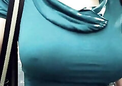 Boobwalk, Constricted Blue Shirt