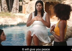 Lesbian Interracial Threesome Sex Outdoors With Hot Latinas Sheila Ortega, Luna Corazon