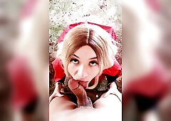 Oral sex by Super gal