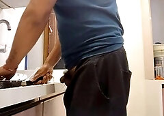 Horny old man in gay prison gets attention from a hung dude