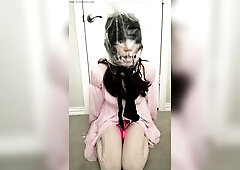 Female Mask Self Breathplay and Sex tool