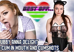 28 Cum In Mouth And Cumshots To Chubby Model Anna Delight