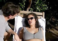 A Sexy Brunette hair with Astounding Melons and a Lot of Want to Be Screwed Hard