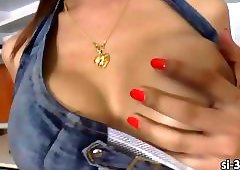 Alluring Asian TS Bo lets a sexy stud rips her tight asshole