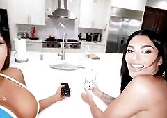 BANGBROS - Gypsy Rose Takes A Hard Schlong In All Poses Causing A Huge Squirting Tsunami