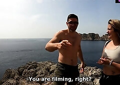 Horny Spanish Amateur Couple Persuades Me to Have a