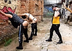 SMACK in a street alley