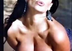 Denise Milani cum tribute compilation